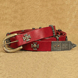 MEDIEVAL BELT-RED